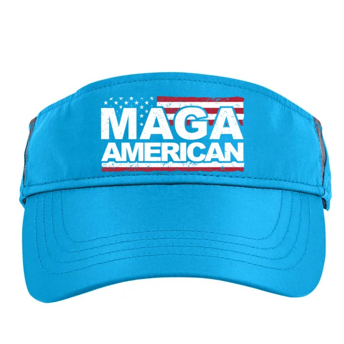 Maga American Pro Trump Flag Adult Drive Performance Visor