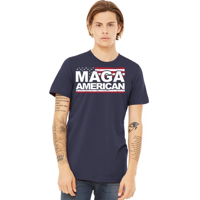 Maga American Pro Trump Flag Premium T-Shirt