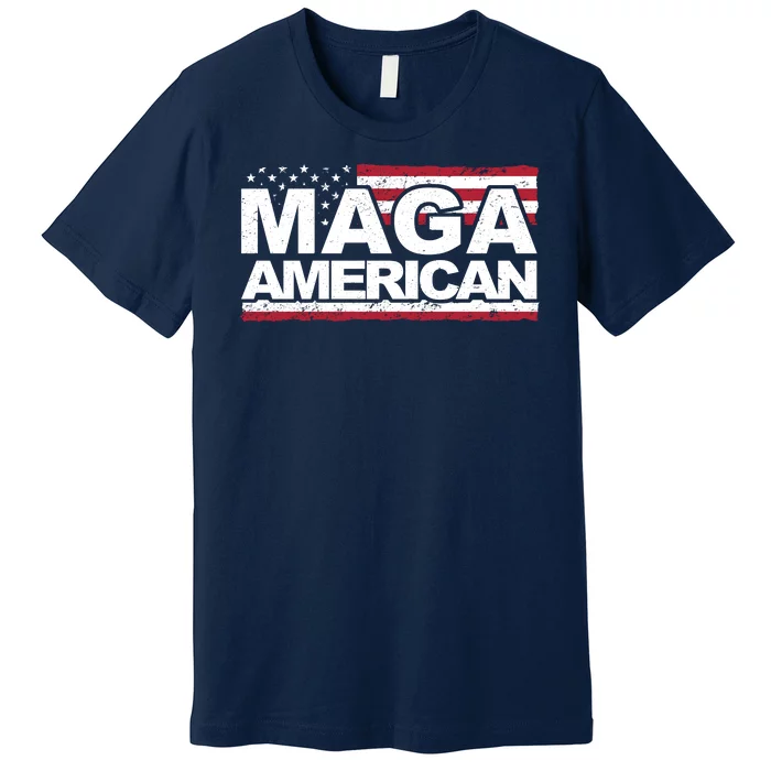 Maga American Pro Trump Flag Premium T-Shirt