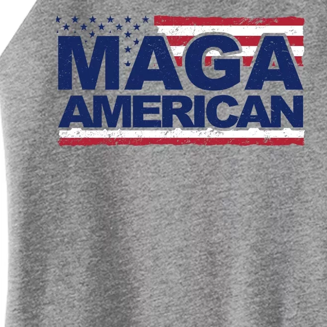 Maga American Pro Trump Flag Women’s Perfect Tri Rocker Tank