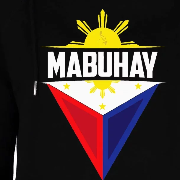 Mabuhay Ang Pilipinas Mabuhay Ang Mga Filipino Philippines Womens Funnel Neck Pullover Hood