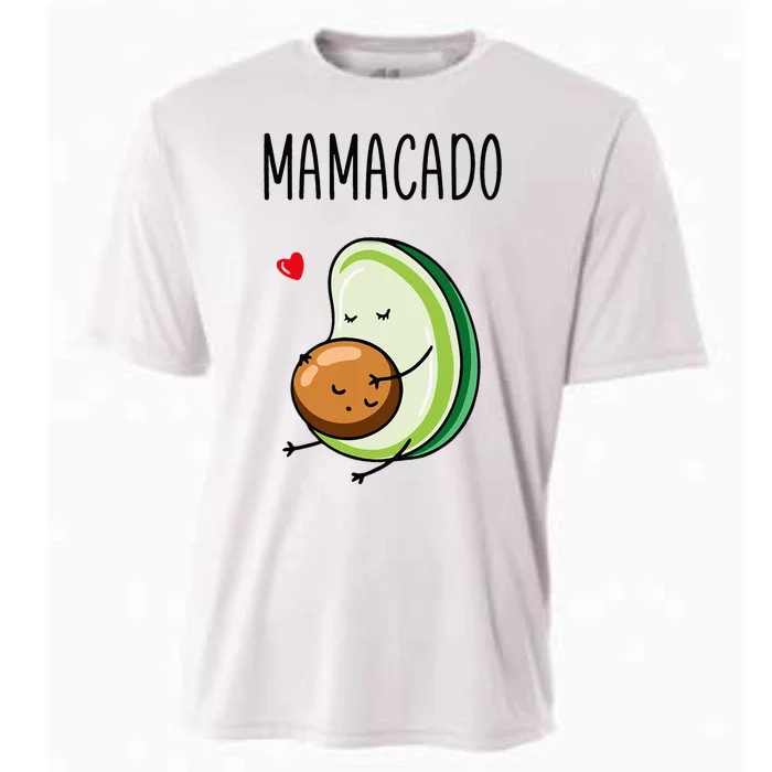 Mamacado Avocado Pregnant Mom Pregnancy Avo Cooling Performance Crew T-Shirt