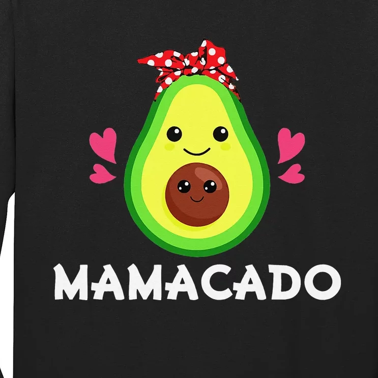 Mamacado Avocado Pregnant Mom Pregnancy Avo Long Sleeve Shirt