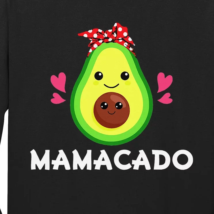 Mamacado Avocado Pregnant Mom Pregnancy Avo Tall Long Sleeve T-Shirt