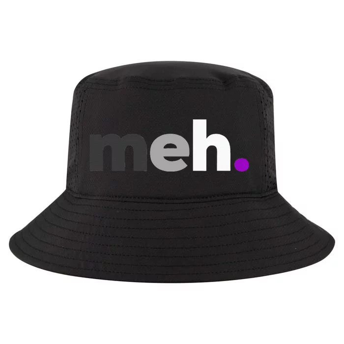 Meh Asexual Pride LGBTQ Ace Flag Funny LGBT Asexuality Cool Comfort Performance Bucket Hat