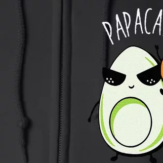 Mamacado And Papacado Baby Couple Pregnancy Announcement Full Zip Hoodie