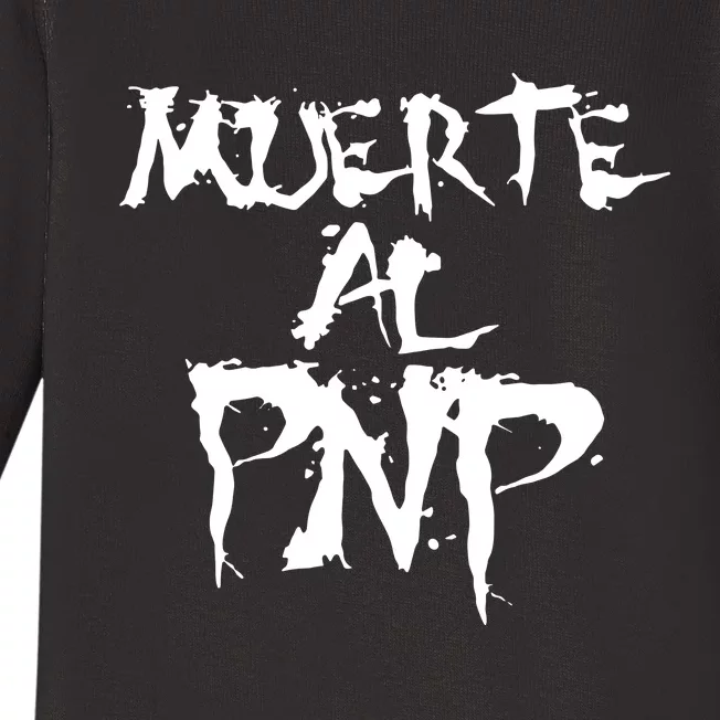 Muerte Al Pnp Baby Long Sleeve Bodysuit