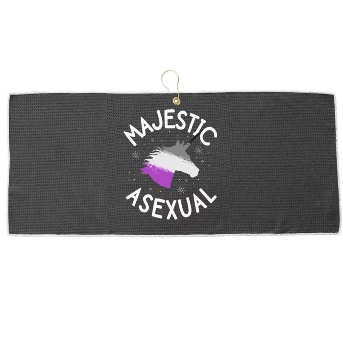 Majestic Asexual Pride Ace Unicorn Lgbtq Pride Stuff Large Microfiber Waffle Golf Towel