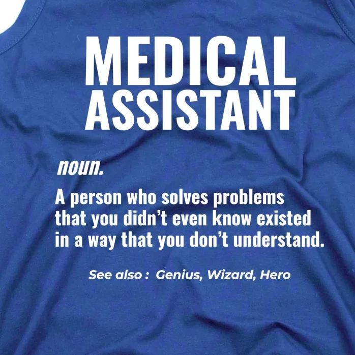 Medical Assistant Problem Solver Health Care Gift Tank Top