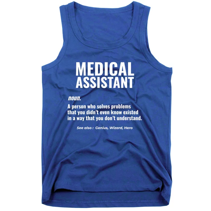 Medical Assistant Problem Solver Health Care Gift Tank Top