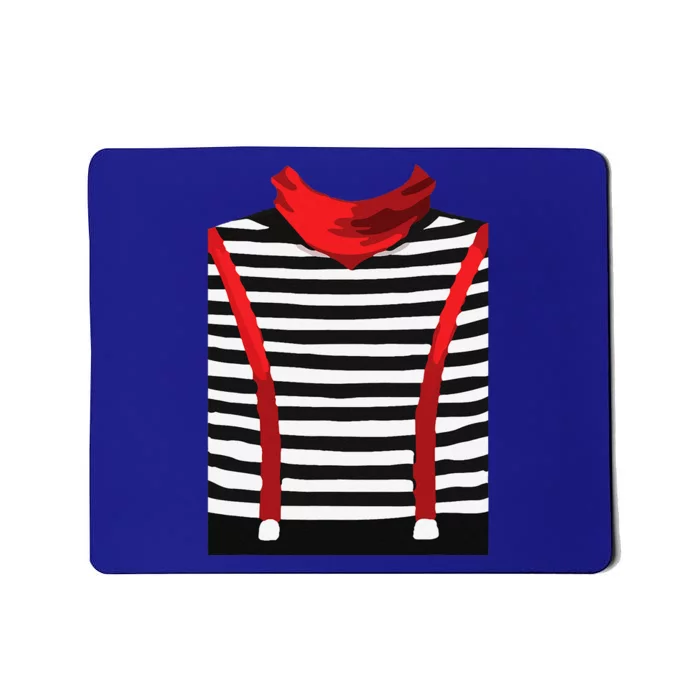 Mime Artist Performer Arts Halloween Costume Cosplay Suit Mousepad