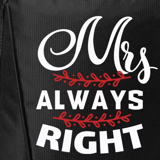 Mrs Always Right City Backpack