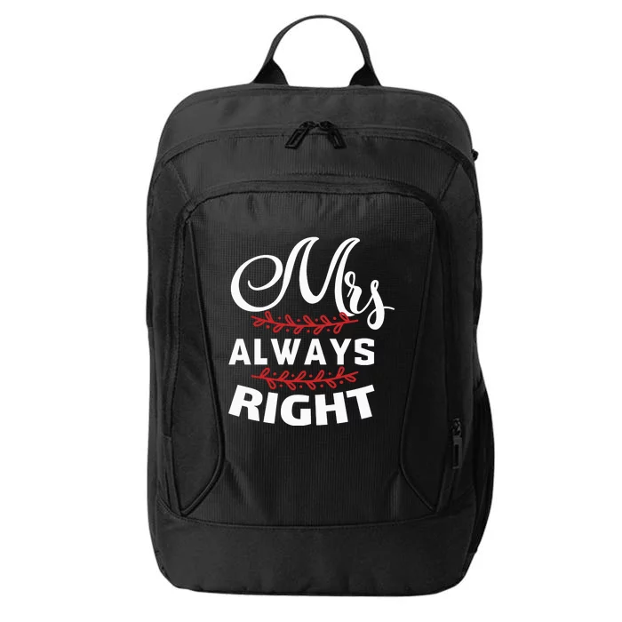 Mrs Always Right City Backpack