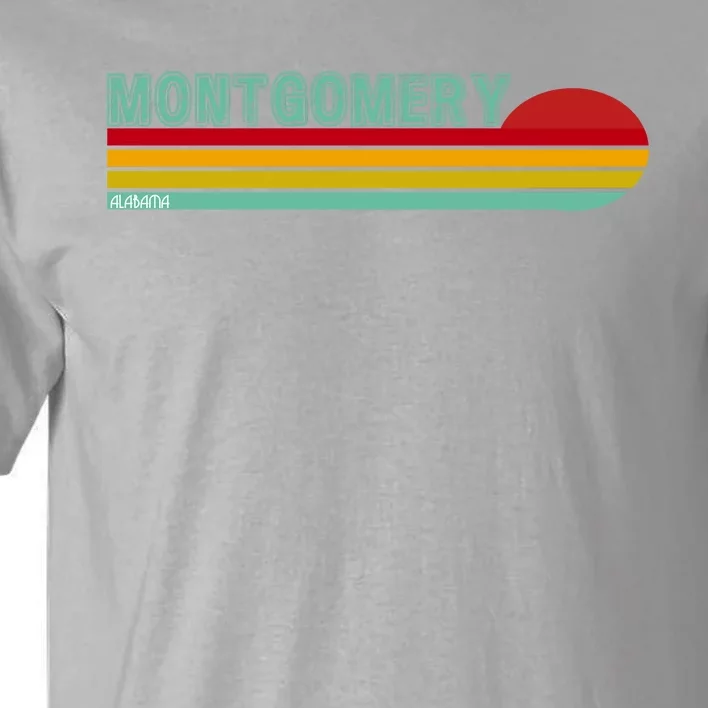 Montgomery Alabama Retro Sunset Tall T-Shirt