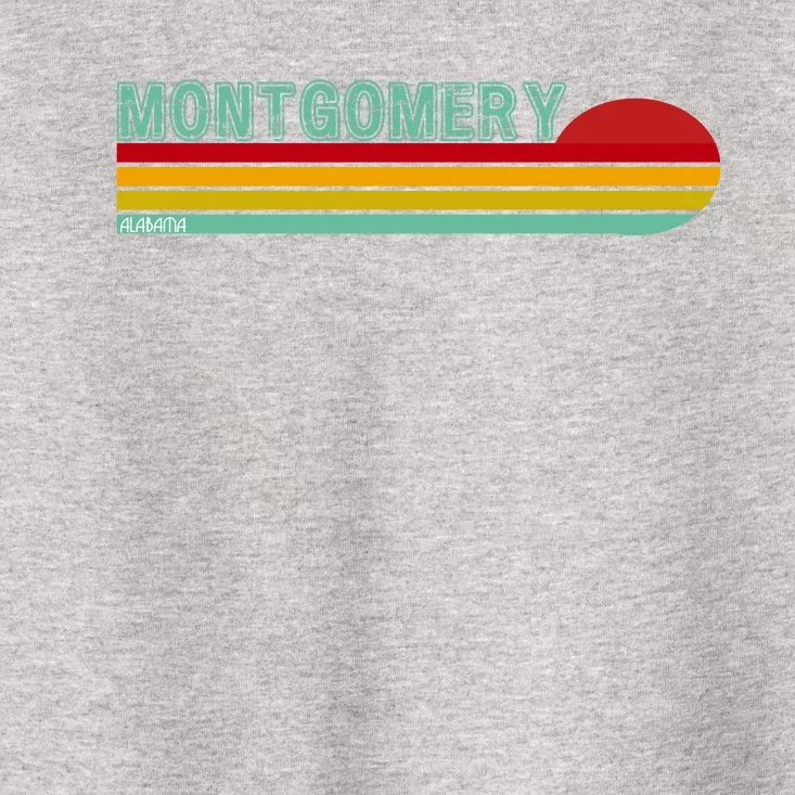 Montgomery Alabama Retro Sunset Toddler T-Shirt