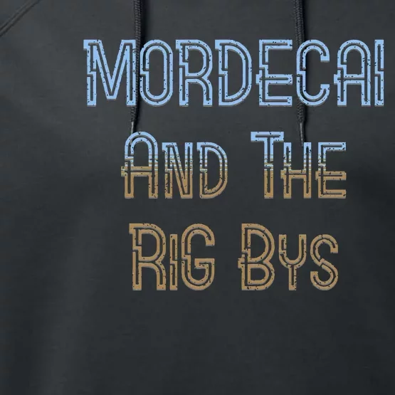 Mordecai And Rigbys Band Ringer Costume Performance Fleece Hoodie