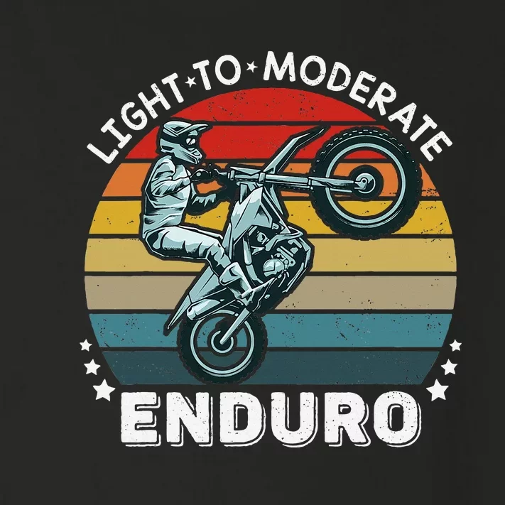 Motorcycle Adventure Rider Funny Light To Moderate Enduro Toddler Long Sleeve Shirt