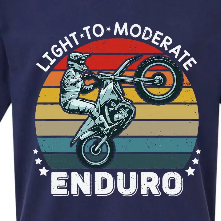 Motorcycle Adventure Rider Funny Light To Moderate Enduro Sueded Cloud Jersey T-Shirt