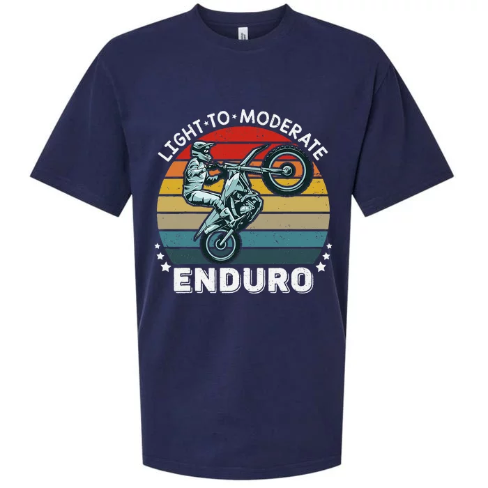 Motorcycle Adventure Rider Funny Light To Moderate Enduro Sueded Cloud Jersey T-Shirt