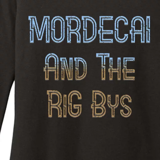 Mordecai And Rigbys Band Ringer Womens CVC Long Sleeve Shirt