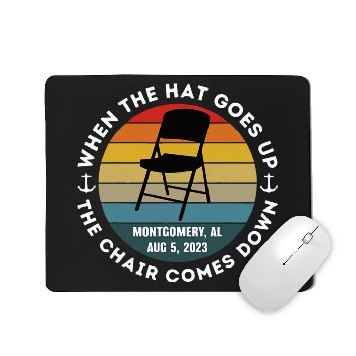 Montgomery Alabama Riverfront Brawl Folding Chair Vintage Mousepad