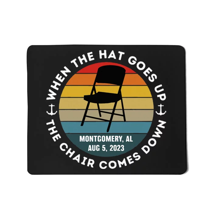 Montgomery Alabama Riverfront Brawl Folding Chair Vintage Mousepad