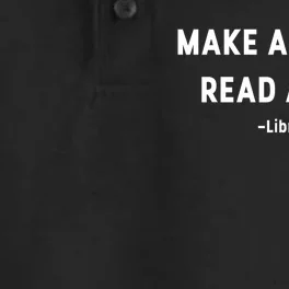 Make America Read Again Libertarian Conservative Librarian Dry Zone Grid Performance Polo