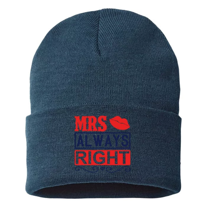 Mrs Always Right Sustainable Knit Beanie