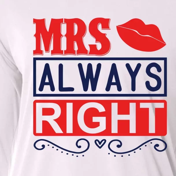 Mrs Always Right Cooling Performance Long Sleeve Crew