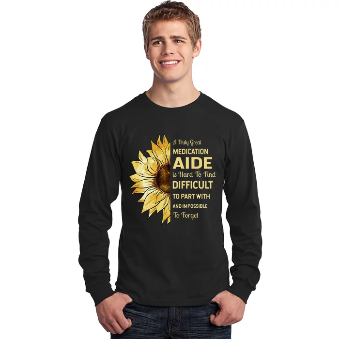 Medication Aide Retirement Long Sleeve Shirt