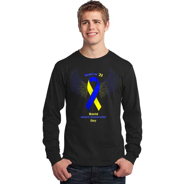 March 21 World Down Syndrome Day Tall Long Sleeve T-Shirt