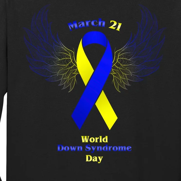 March 21 World Down Syndrome Day Tall Long Sleeve T-Shirt