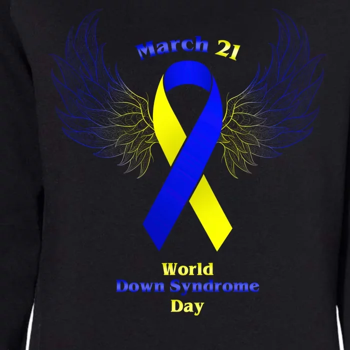 March 21 World Down Syndrome Day Womens California Wash Sweatshirt