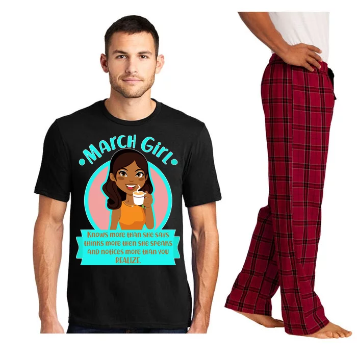 March Birthday Girl Knows More Than You Realize Pajama Set