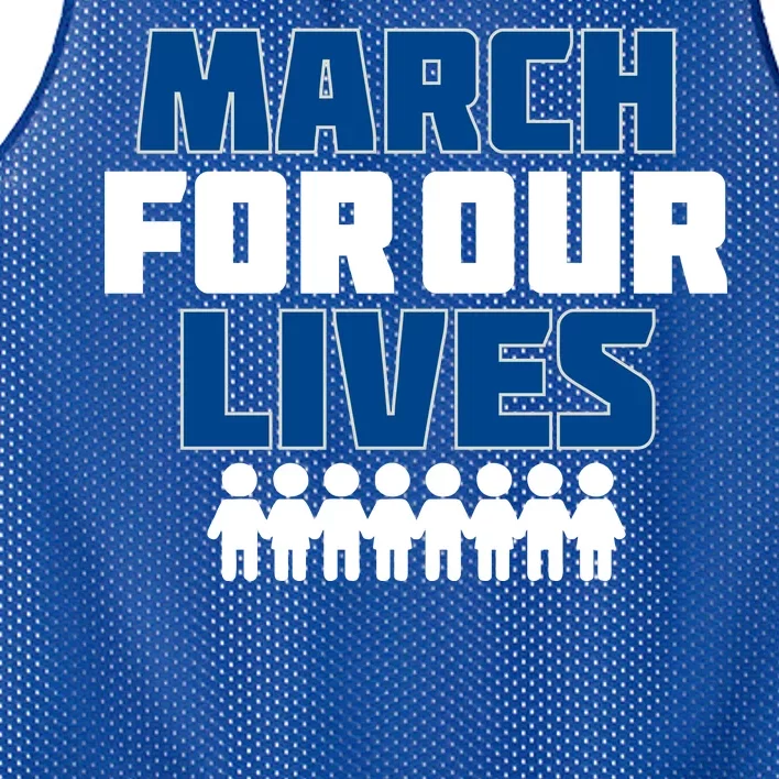 March For Our Lives Gun Control Mesh Reversible Basketball Jersey Tank