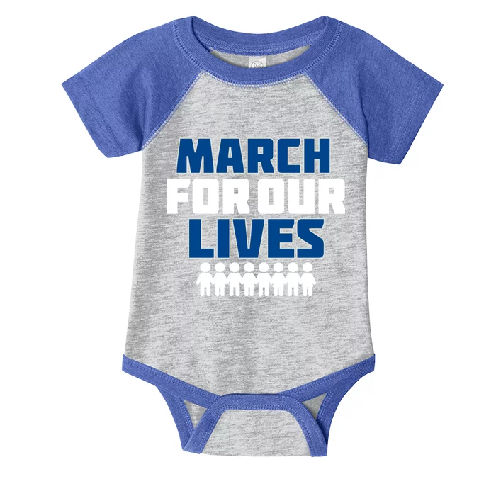 March For Our Lives Gun Control Infant Baby Jersey Bodysuit