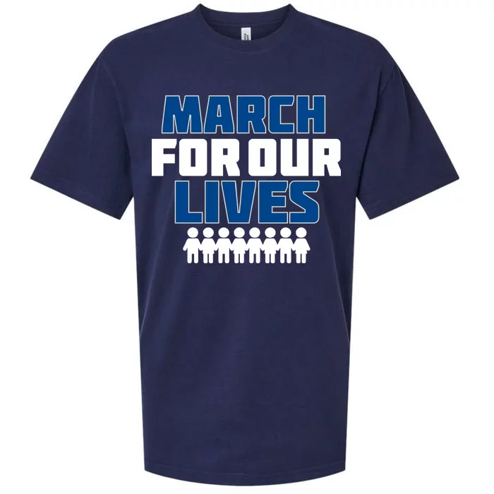 March For Our Lives Gun Control Sueded Cloud Jersey T-Shirt