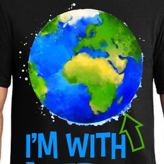 March For Science I'm With Her Earth Globe Scientists Pajama Set