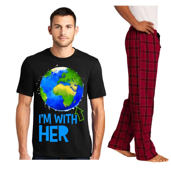 March For Science I'm With Her Earth Globe Scientists Pajama Set