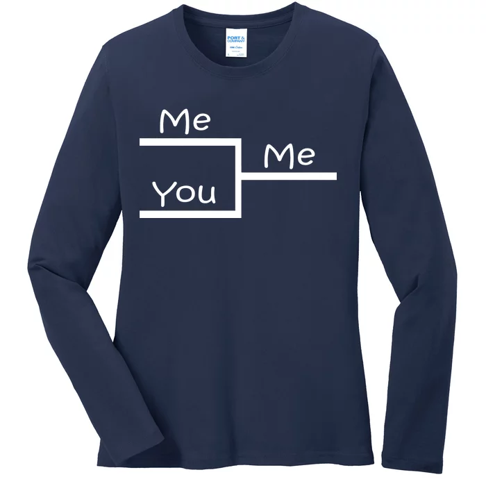 March Me You Bracket I am Better Win Madness Ladies Long Sleeve Shirt