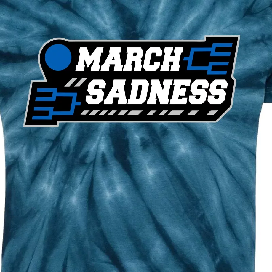 March Sadness 2020 Tournament Bracket Kids Tie-Dye T-Shirt