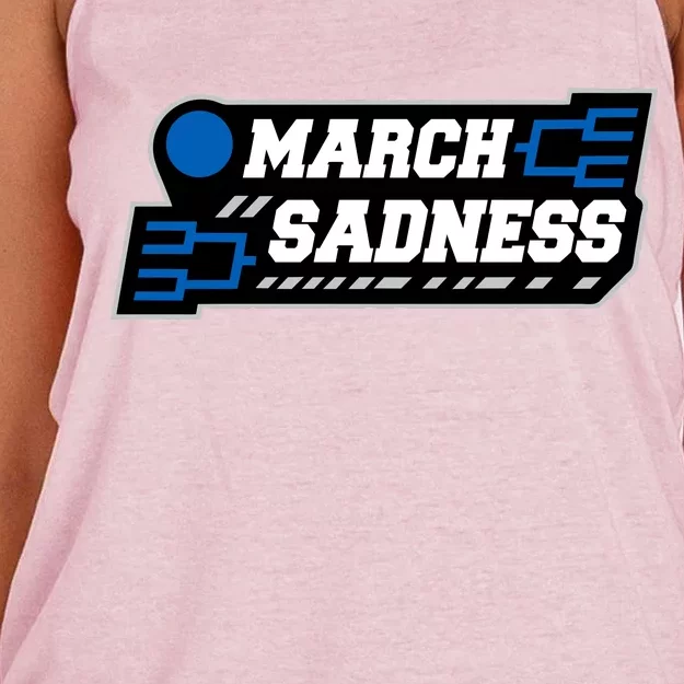 March Sadness 2020 Tournament Bracket Women's Knotted Racerback Tank