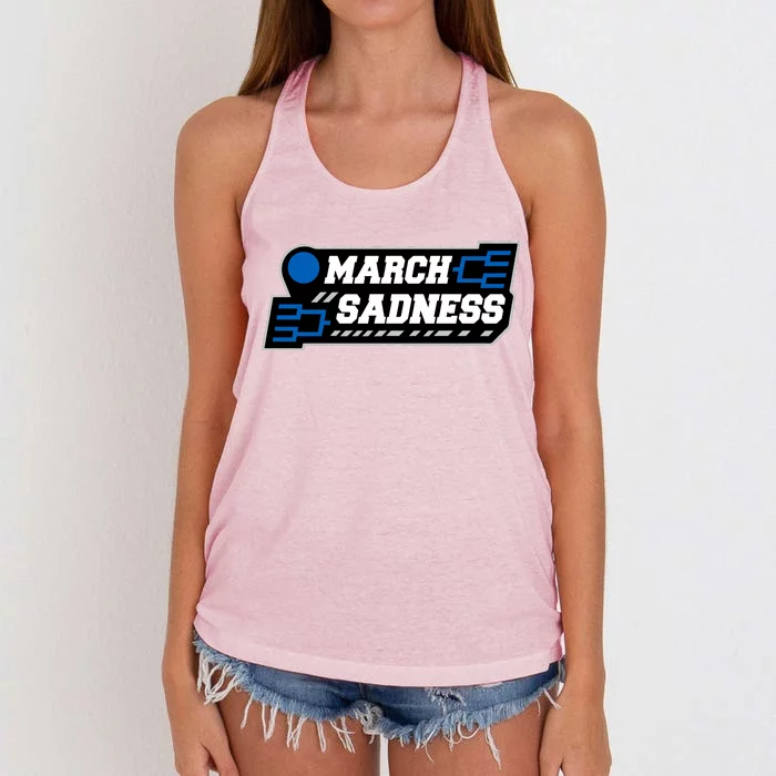 March Sadness 2020 Tournament Bracket Women's Knotted Racerback Tank