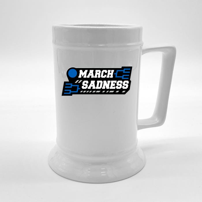 March Sadness 2020 Tournament Bracket Front & Back Beer Stein