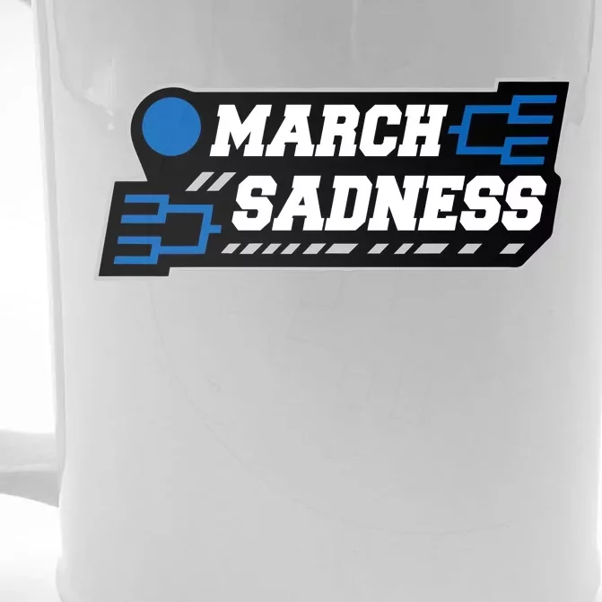 March Sadness 2020 Tournament Bracket Front & Back Beer Stein