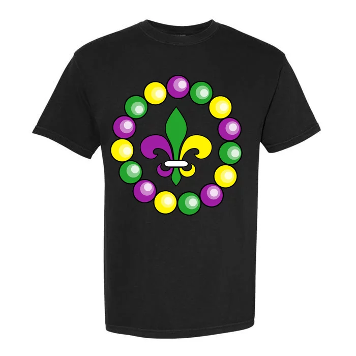 Mardi Gras Beads Garment-Dyed Heavyweight T-Shirt