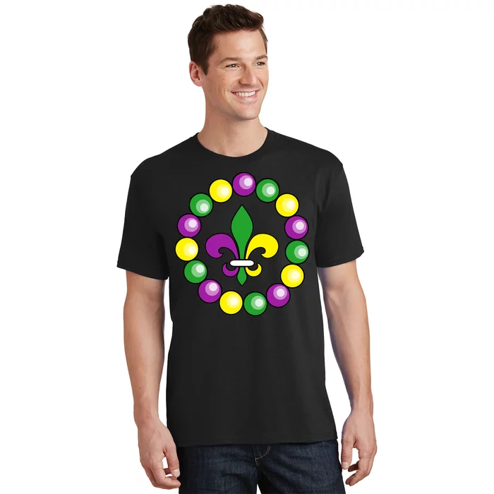 Mardi Gras Beads T-Shirt