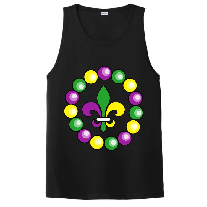 Mardi Gras Beads Performance Tank