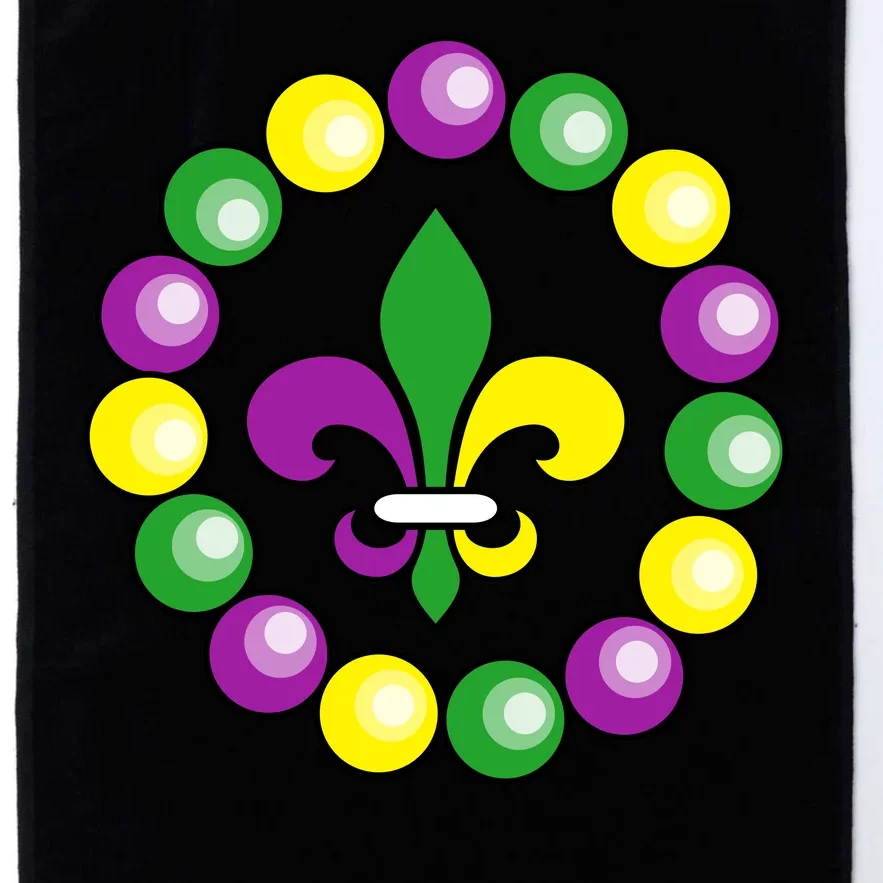 Mardi Gras Beads Platinum Collection Golf Towel