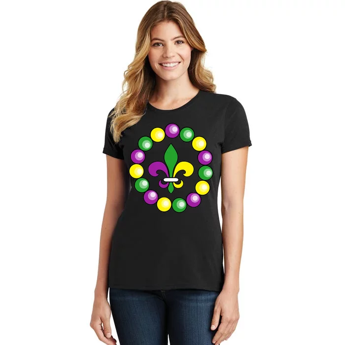 Mardi Gras Beads Women's T-Shirt